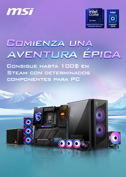 ¡Compra una placa base, un AIO, una fuente de alimentación o una carcasa de PC elegibles y recibe un código Steam!
