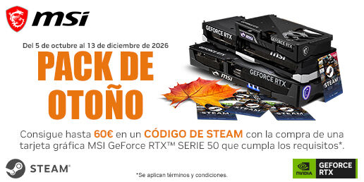 Consigue hasta 60 &euro; en c&oacute;digo de Steam al comprar una tarjeta gr&aacute;fica seleccionada