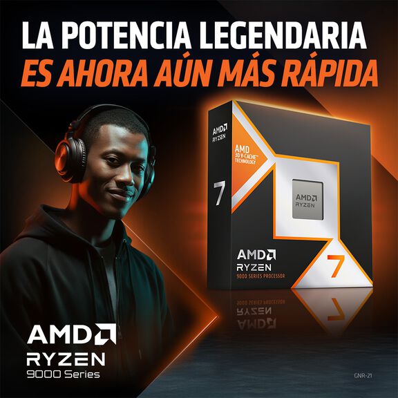 Conoce el nuevo procesador AMD Ryzen&trade; 7 9850X3D