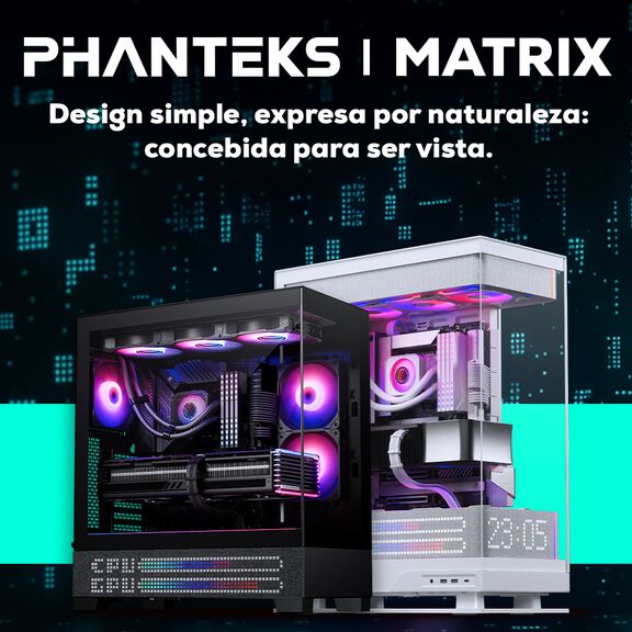 Conoce las cajas Phanteks XT View Matrix, Evolv Series X2 y pantalla Matrix