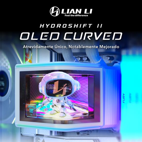 Conoce el nuevo AIO Lian Li Hydroshift II OLED CURVED 360