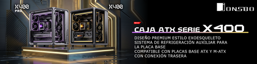 Conoce las nuevas cajas ATX X400 y X400 PRO de Jonsbo