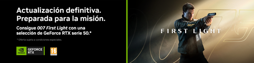 Obtenha o 007 First Light com modelos selecionados da GeForce RTX S&eacute;rie 50