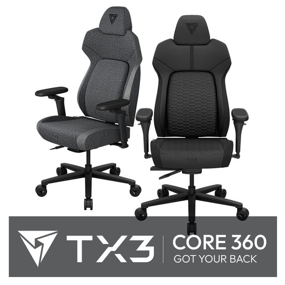 Descubre las nuevas sillas gaming TX3 (ThunderX3) CORE 360