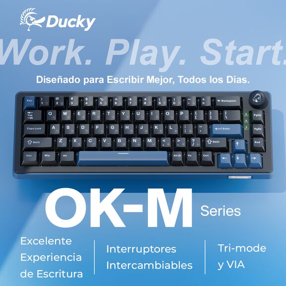 Conoce los nuevos teclados Ducky OK-M-65/75/98
