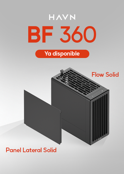 Conoce las nuevas cajas HAVN ATX y HAVN BF 360 Flow, ahora con panel S&oacute;lido