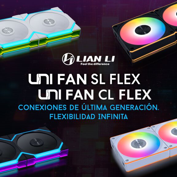 Conoce los nuevos ventiladores Lian Li UNI FAN SL FLEX / UNI FAN CL FLEX