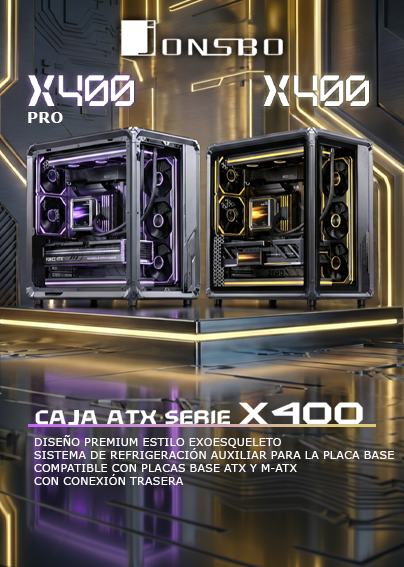 Conoce las nuevas cajas ATX X400 y X400 PRO de Jonsbo