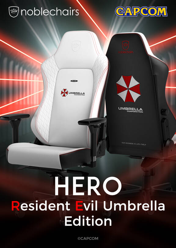 Silla noblechairs HERO - Resident Evil Umbrella Edition