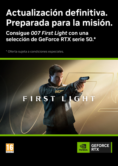Consigue 007 First Light con una selecci&oacute;n de GeForce RTX serie 50.*