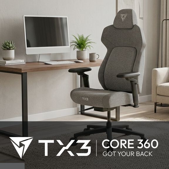 Descubre las nuevas sillas gaming TX3 (ThunderX3) CORE 360