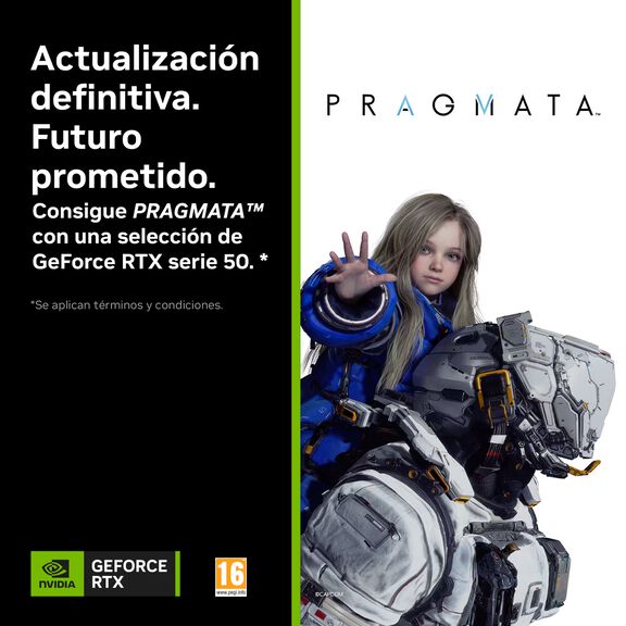 Consigue PRAGMATA con una selecci&oacute;n de GeForce RTX serie 50