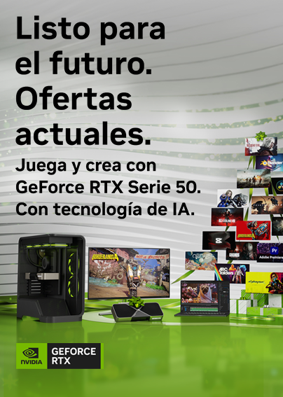 Celebra las fiestas con la potente serie GeForce RTX 50