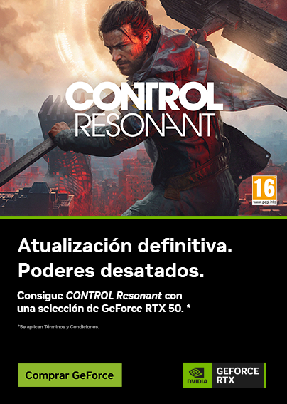 Compra una GeForce RTX Serie 50 seleccionada y recibe CONTROL Resonant