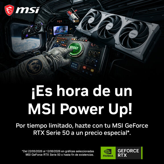 Aprovecha los descuentos en las tarjetas gr&aacute;ficas MSI RTX Serie 50
