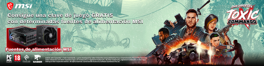 Compra una fuente de alimentaci&oacute;n MSI seleccionada y ll&eacute;vate el juego John Carpenter&rsquo;s Toxic Commando