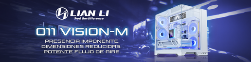 Conoce la nueva caja Micro-ATX Lian Li O11 Vision-M y el monitor port&aacute;til Lian Li de 9,2 para la O11 Vision-M