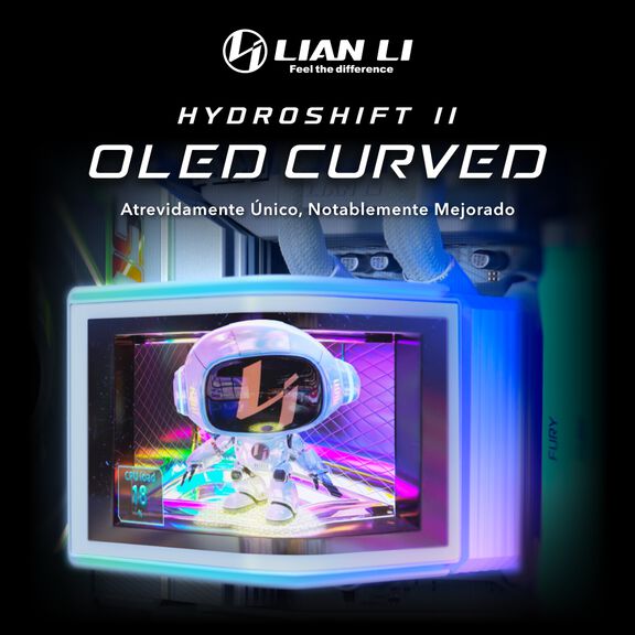 Conoce el nuevo AIO Lian Li Hydroshift II OLED CURVED 360