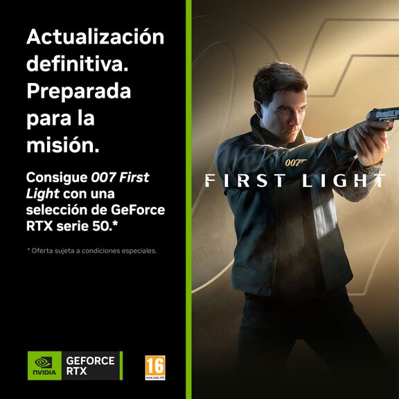 Consigue 007 First Light con una selecci&oacute;n de GeForce RTX serie 50.*