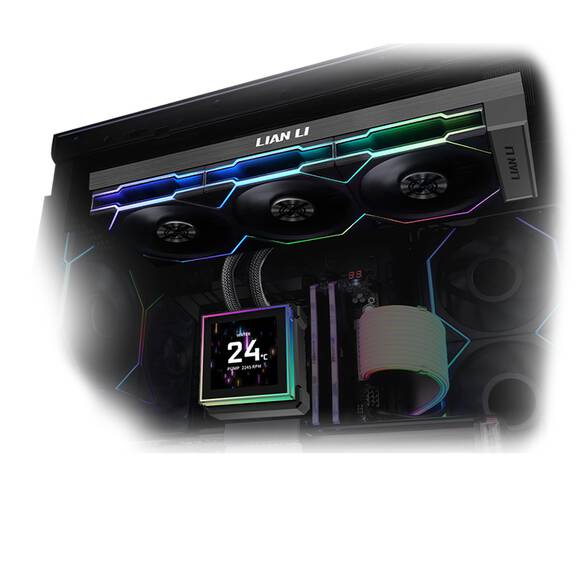 Kit Refrigeración Líquida CPU AIO Lian Li HydroShift II LCD-S