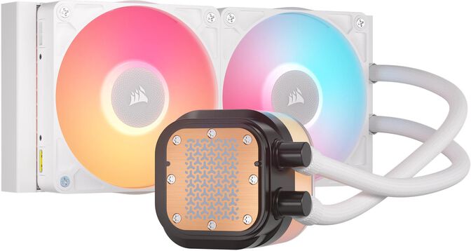 Refrigeraci&oacute;n L&iacute;quida CPU Corsair iCUE LINK TITAN 240 RX LCD RGB 240mm Blanco image number 4