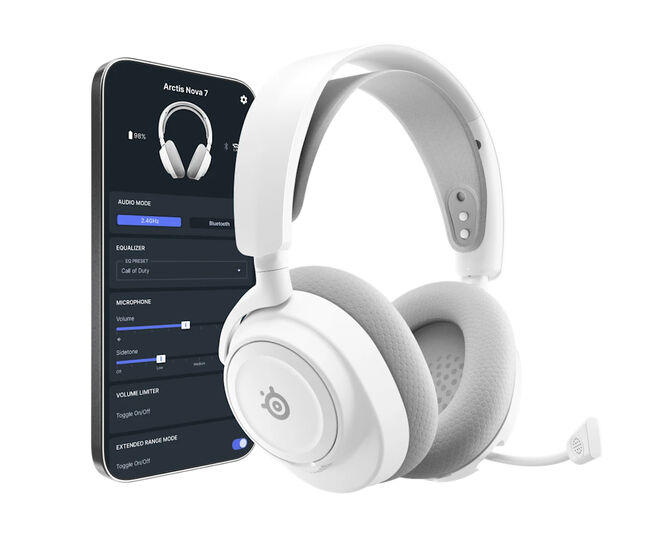 Auriculares SteelSeries Arctis Nova 7X Gen 2 Wireless/Bluetooth Branco image number 1