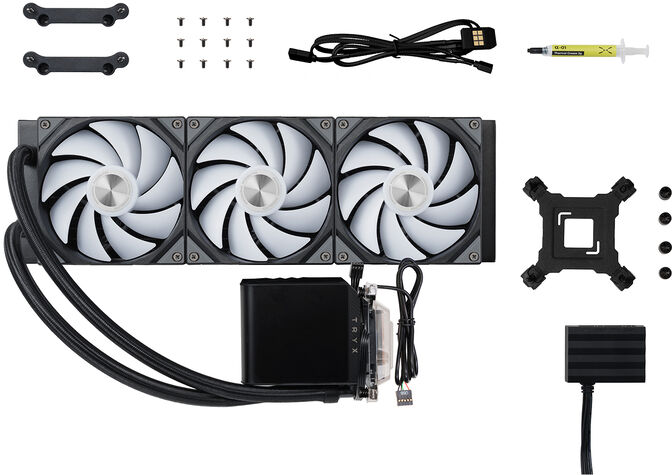 Water Cooler CPU TRYX Panorama Upgraded 360 ARGB Negro image number 4