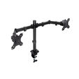 Soporte de Mesa Tooq Duplo 17" a 27" Max. 8kg/Monitor Negro image number null