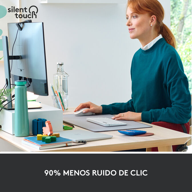 Rat&oacute;n Logitech Signature M650 L Wireless Off-White image number 7