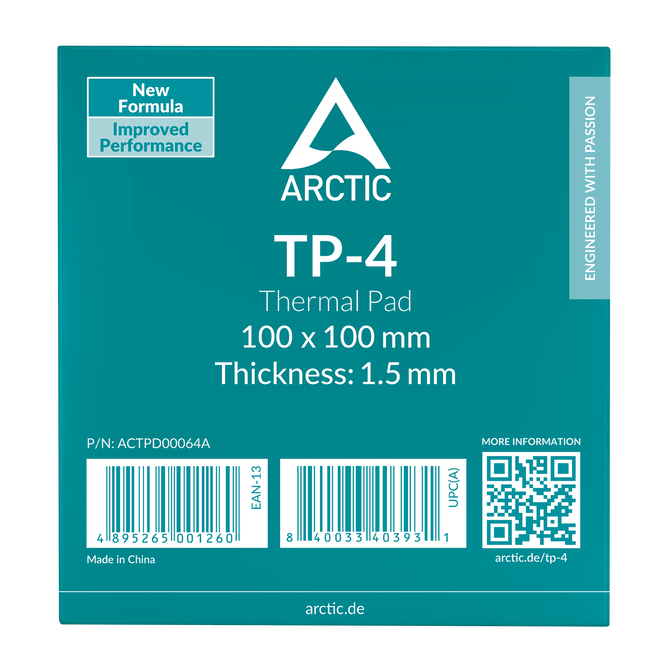 Thermal Pad Arctic TP-4 100 x 100 x 1.5 mm image number 1