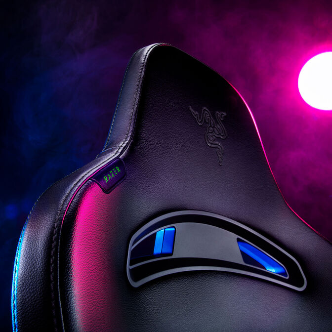 Cadeira Gaming Razer Enki Preto (Preto/Verde) image number 9