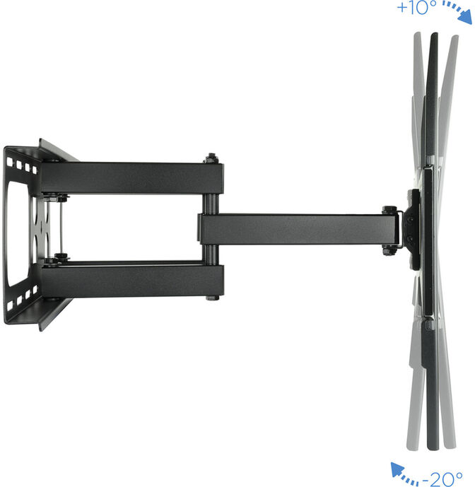 Soporte de Pared Tooq Tilt 6 Pivots 37" a 70" Max. 50kg Negro image number 2