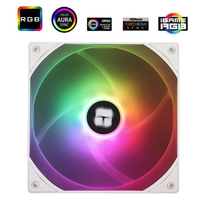 Ventilador Thermalright TL-C14CW-S ARGB PWM Blanco 140mm image number 0