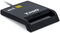 Lector de Tarjetas Tooq - Tarjeta Inteligentes / DNIe 4.0 / SIM USB-C Negro