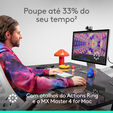 Rat&oacute;n Logitech MX Master 4 for Mac White Silver image number null