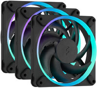 Ventilador Fractal Design Momentum 12 120mm 2200RPM 8 Pinos RGB Negro (3 Pack)