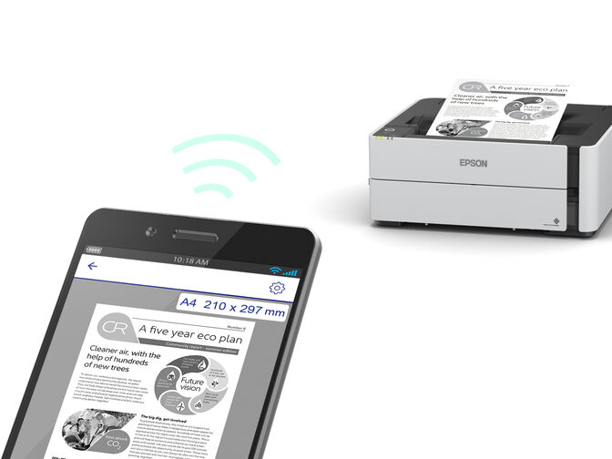 Impresora Epson EcoTank ET-M1180 Wi-Fi Monocromo image number 5