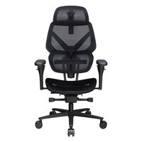 Silla Gaming Ergonomica ThunderX3 FLEX Pro, Apoio lombar 360 graus - Mesh Black