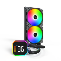 Water Cooler CPU Montech HyperFlow Digital 240mm Preto