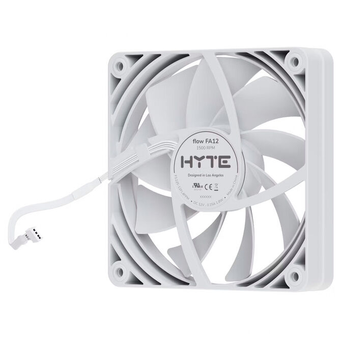 Ventilador Hyte FA12 PWM Blanco Pack 4 - 120mm image number 3