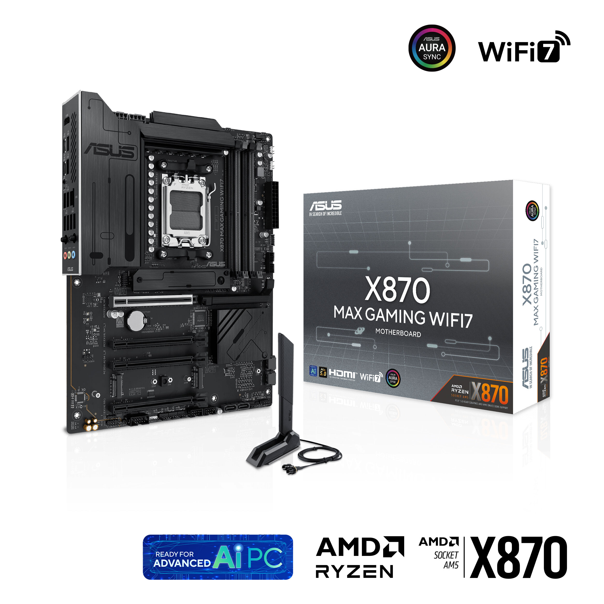 Placa Base Asus X870 MAX Gaming WiFi