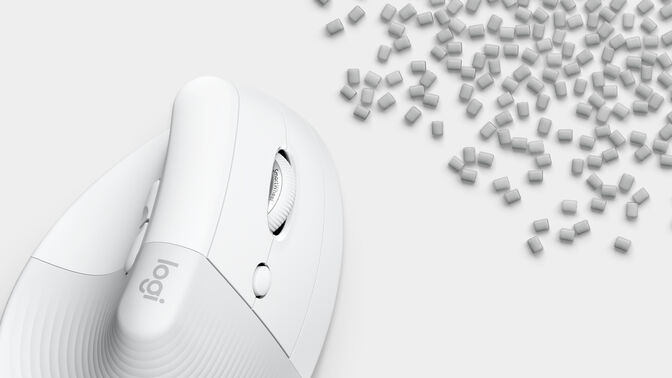 Rat&oacute;n Logitech Lift Vertical Wireless Blanco image number 8