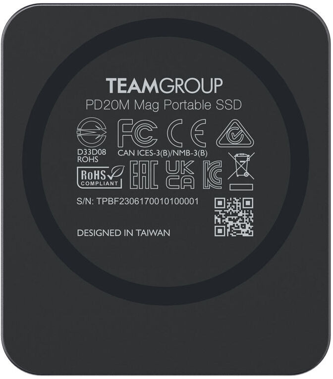 SSD Externo Team Group PD20M Mag Portable 2TB USB3.2 Gen2 Type C (2000/2000MB/s) image number 3