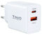 Cargador Tooq USB-C QC 3.0 (20W) + USB-A QC 3.0 (18W)