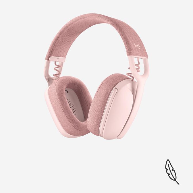 Auriculares Logitech ZONE Vibe 100 Bluetooth Rosa image number 5