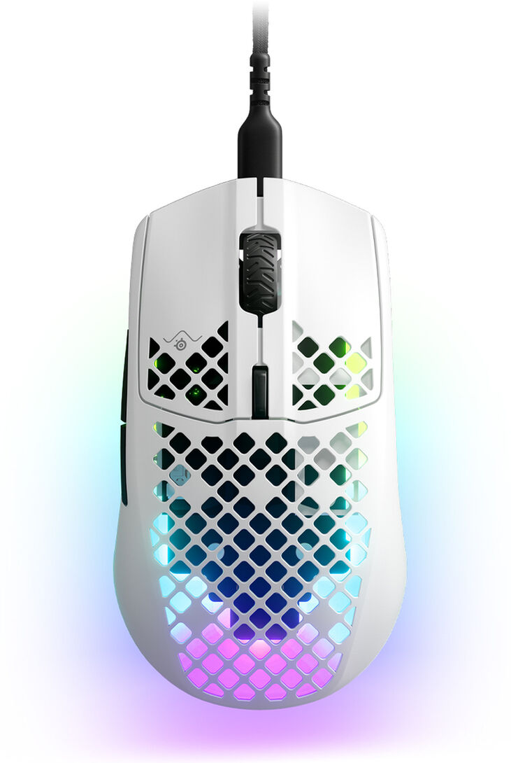 Ratón Steelseries Aerox 3 Snow image number 2