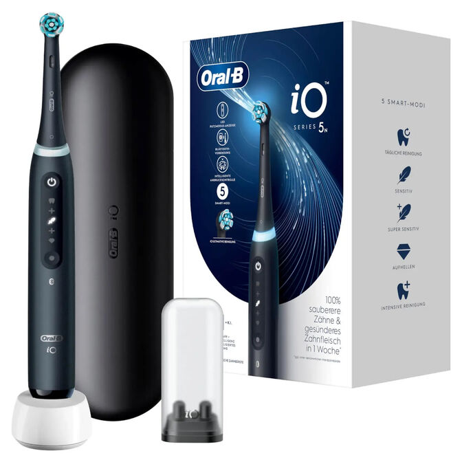 Cepillo de Dentes El&eacute;ctrico Oral-B iO Series 5 Matt Black image number 0