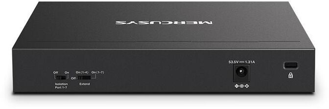 Switch SOHO Mercusys MS108GP 8 Portas Gigabit UnManaged PoE+ image number 2