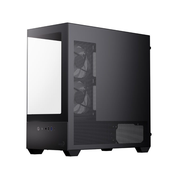 Caja Micro-ATX Aerocool P300D ARGB Vidro Temperado Negro image number 3