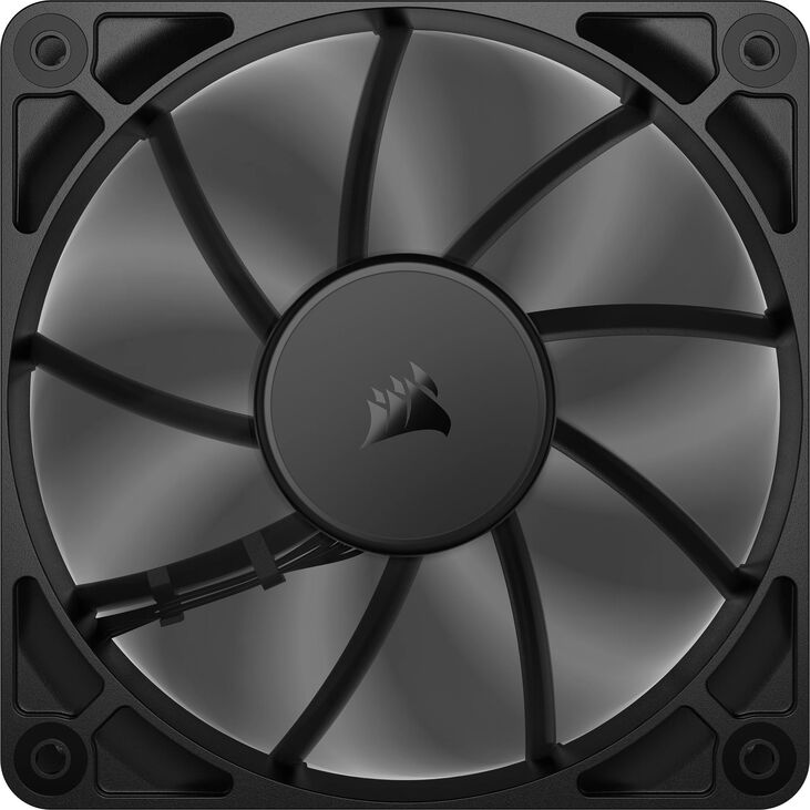 Ventilador Corsair RS120 PWM Negro 120mm (Pack 3) image number 1